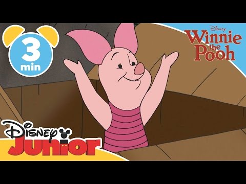 The Mini Adventures of Winnie The Pooh | Piglet's Bath | @disneykids