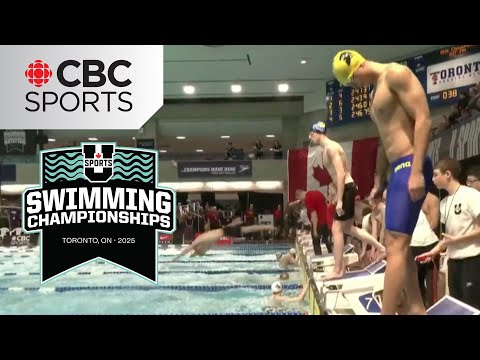 RECORD SET in U Sports men's 400m medley relay final | #CBCSports