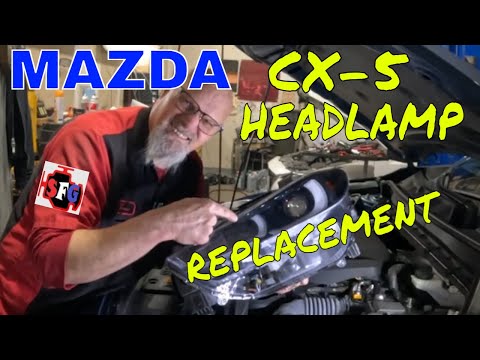 Mazda CX 5 Headlamp Replacement
