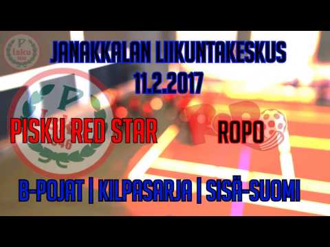 PIsku Red Star - RoPo | Janakkalan Liikuntakeskus 12.2.2017 | Kilpasarja Sisä Suomi