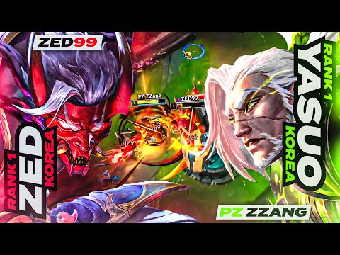 #1 Yasuo vs #1 Zed Korea WENT CRAZY... *ANIME MATCH-UP*