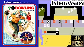 Bowling Intellivision 4k Gameplay