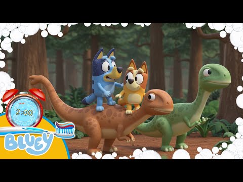 New Bluey & the time machine 2 Minute Toothbrush timer with Music