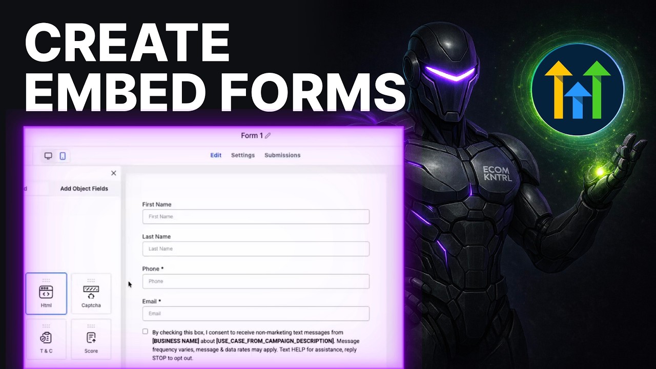 How to Create and Embed Forms With GoHighLevel (2026) | Step By Step Setup