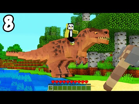 Dinosaur Invasion in Minecraft Survival! Episode 8