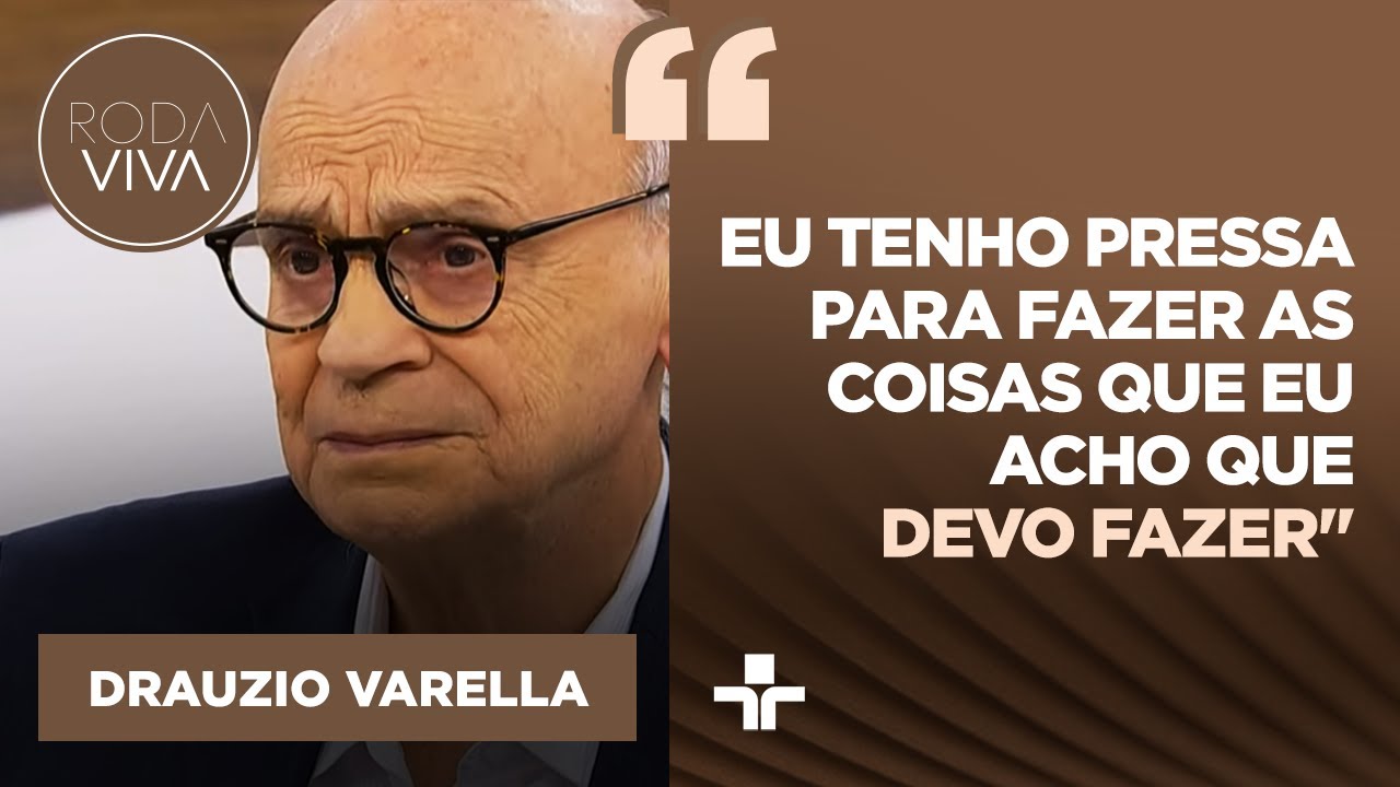 "Eu saio pouco de casa", revela Drauzio Varella ao Roda Viva sua rotina particular