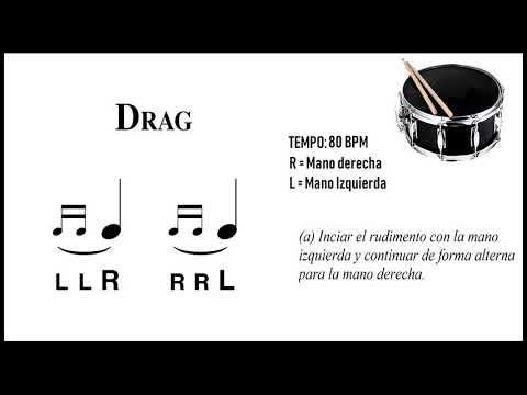 31. Drag – 40 RUDIMENTOS | Clases de Batería