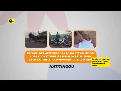 Double scrutin du 11 janvier 2026 : les attentes des citoyens de Natitingou envers les élus