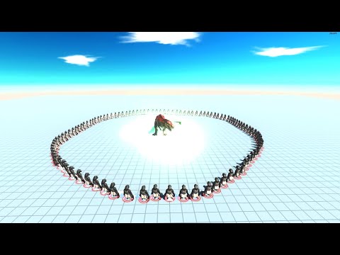 Poojectile Gorilla Circle ♦ Animal Revolt Battle Simulator ♦