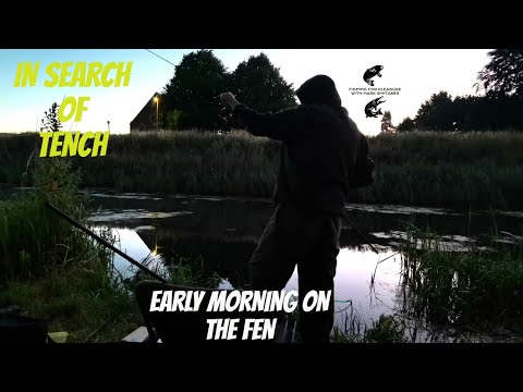 Tench fishing UK : Early morning on the Fen
