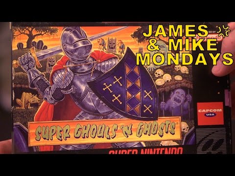 Super Ghouls 'n Ghosts (SNES) Part 1 - James & Mike Mondays