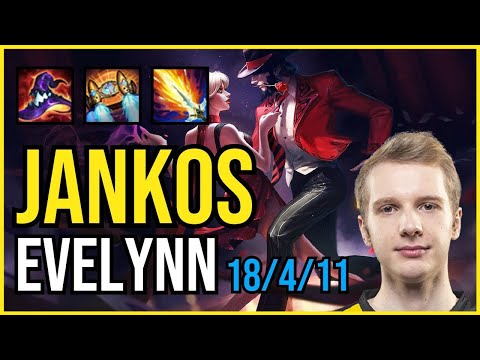 JANKOS - EVELYNN vs. UDYR Jungle | EUW CHALLENGER | PATCH 10.25