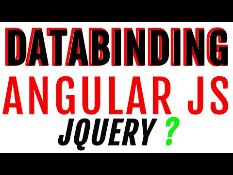 Data Binding Jquery Angularjs 2022