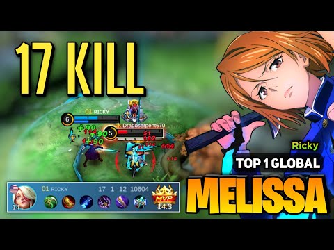 Melissa Best Build 2023 [ Melissa Top 1 Global Gameplay ] Ricky - Mobile Legends