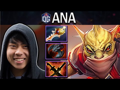 OG.ANA SMURF BOUNTY HUNTER WITH 25 KILLS - DOTA 2 7.29 GAMEPLAY