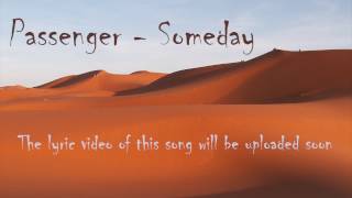 Passenger - Someday (AUDIO)