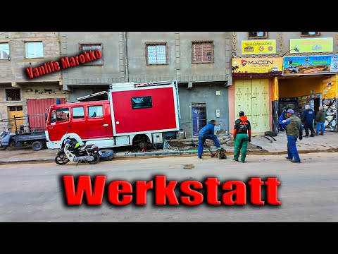 Werkstatt und festgefahren in der ERG CHAGAGA