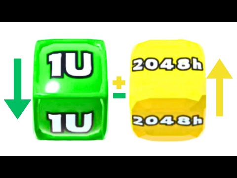 [ Level: 2556 vs 2571 ]Jelly Run 2048 Normal Mode (Plush vs Minus) Unseen Gameplay😎👌 #ballgamezone