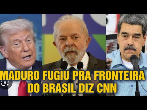 #4 FUGA DE MADURO PARA FRONTEIRA DO BRASIL É NOTICIADA PELA CNN AGORA.