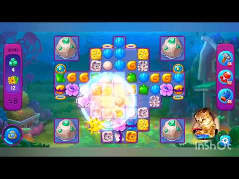 Fishdom,10345 level,no Booster - 10345 уровень, прохождение без бустеров.