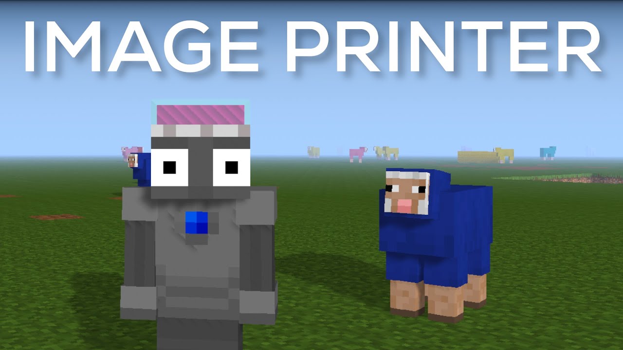 Printing Images with Minecraft Bots