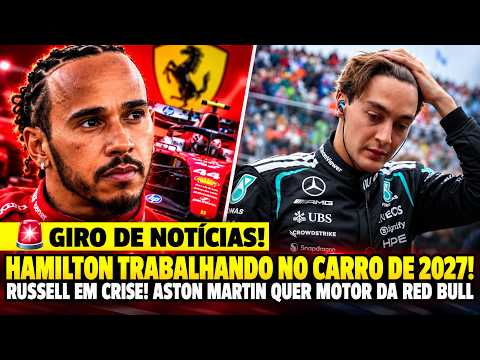 HAMILTON JÁ PREPARA A FERRARI PARA 2027! GEORGE RUSSELL EM CRISE E ASTON MARTIN DE OLHO NA RED BULL?