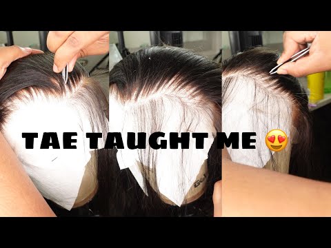 3rd YouTube video about how to pluck a wig