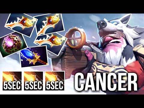 Cancer Sniper Scepter and 3 Rapiers by SingSing 5sec Assassinate with Octarine Core WTF Dota 2