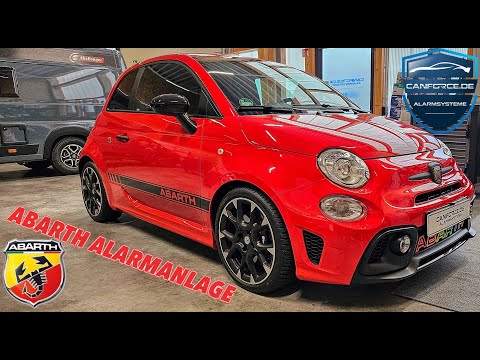 DIEBSTAHLSCHUTZ: Abarth 595 Competizione Pandora Alarmsystem | Fiat 500 Die Beste Alarmanlage Sirene