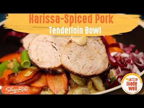 How to Make Harissa Spiced Pork Tenderloin Bowl