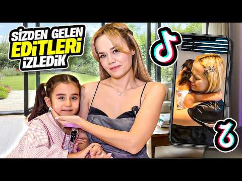ADIMIZA YAPILAN EDİTLERİ İZLEDİK ! GERÇEKTEN ÇOK AĞLADIM !? | Gamze Karta Öykü Karta