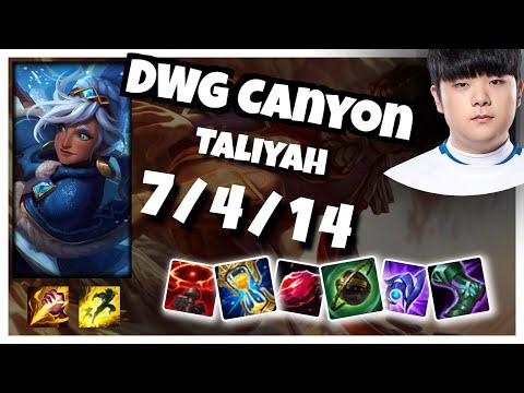 Taliyah vs Nidalee DWG Canyon JUNGLE (7/4/14) - v11.1