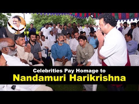 Celebrities Pay Homage to Nandamuri Harikrishna