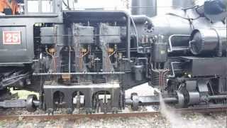 preview picture of video '2012.12.23阿里山森林鉄道100周年紀念,The Shay Steam Locomotive in TAIWAN.'