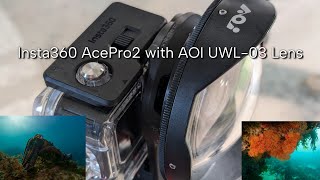 The best underwater wide angle lens for the Insta360 AcePro2 (TESTED)