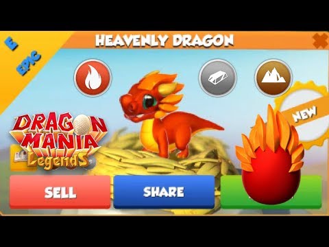 Hatching the Heavenly Dragon😁 + Battles - Dragon Mania Legends