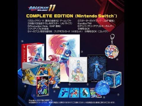Vidéo Capcom RockMan 11 Collector's Package (with amiibo Rockman 11) - Limited Edition [import JP]