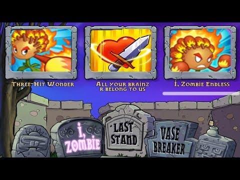 Plants vs. Zombies FREE :  Puzzle Mode - Puzzle 1 Zombie - walkthrough