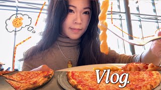 🍕Eat with Me at Morrison Dining Hall //Cornell Vlog EP.01