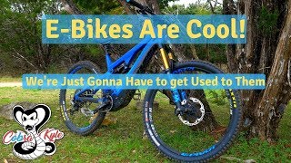 I Rode an E-Bike, and I LOVED IT! My First E-Bike Ride on the Pivot Shuttle.