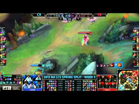 Cloud 9 vs Team 8 - HIGHLIGHTS - NA LCS Spring 2015 - W3D1 - Season 2015 - League of Legends