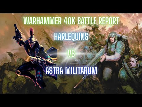 Harlequins VS Astra Militarum Combined Arms! Warhammer 40k Wettkampf-Kampfbericht