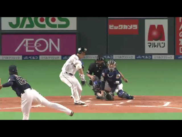 【1回裏】お見事!! ファイターズ・近藤 「神業バットコントロール」で反撃の一打!! 2016/3/30 F-Bs