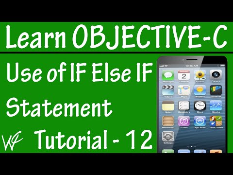 Free Objective C Programming Tutorial for Beginners 12 - IF ELSE IF Ladder in Objective C