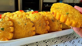 PASTELZINHO DE FUBÁ receita DELICIOSA e sem trigo o MELHOR PETISCO 