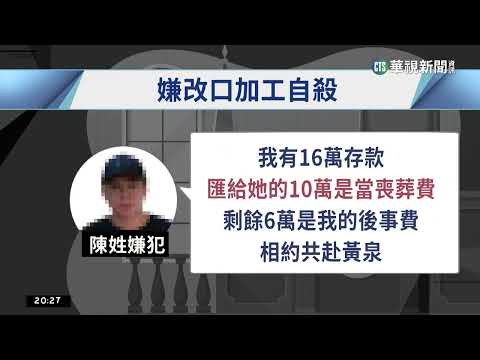 殺馬國女首開庭　嫌不認殺人改口加工自殺