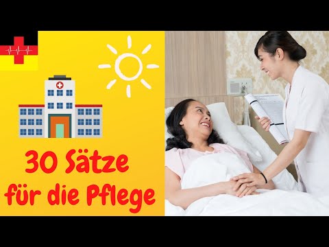 Fleißig Deutsch sprechen I 30 Sätze für das Morgengespräch – Deutsch für die Pflege
