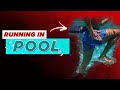 Running In Water Pool Workout (Underwater Treadmill Hack) | BJ Gaddour