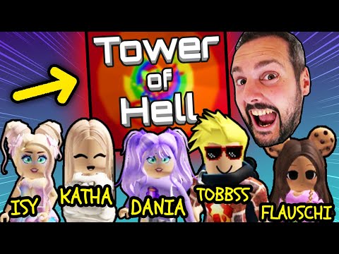 Ich habe 5 YOUTUBER GEZWUNGEN TOWER OF HELL ZU SPIELEN & ich bereue es 😩