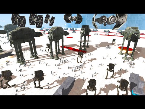 First Order Invasion of CRAIT Fortress... - Men of War: Star Wars Mod